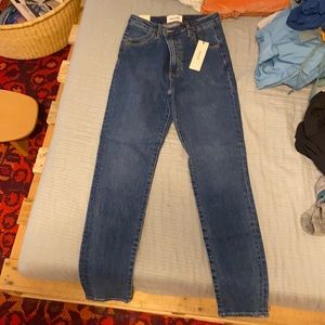 Rollas high rise jeans, size 28
